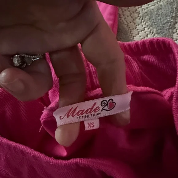 Women's Fuchsia scrub pants - Picture 2 of 2